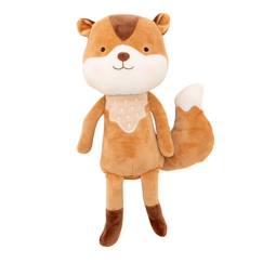 Jouet-Poupée en tissu enfant renard brun doux