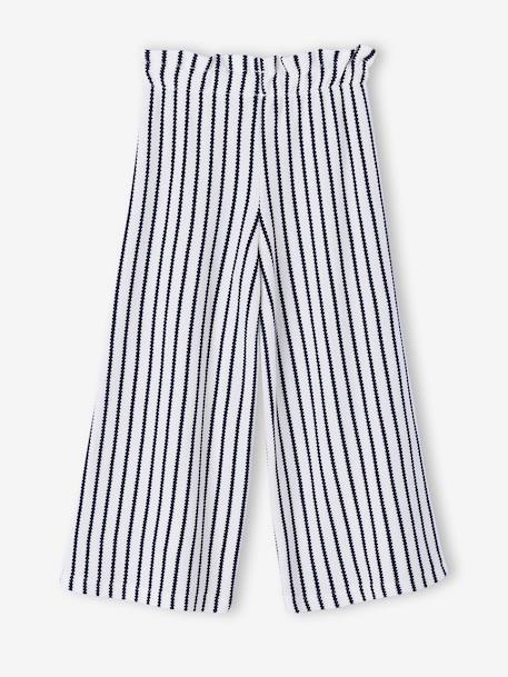Legging large rayé en maille rayé bleu+rayé rouge 5 - vertbaudet enfant 