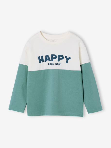 Garçon-T-shirt manches longues colorblock