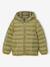 Doudoune garçon légère à capuche bleu moyen+marine+noir+noisette+noix de pécan+olive+rouge+vert émeraude 22 - vertbaudet enfant 
