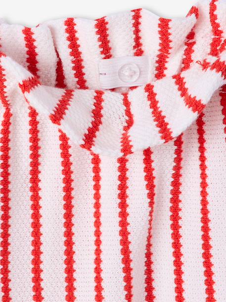Legging large rayé en maille rayé bleu+rayé rouge 13 - vertbaudet enfant 