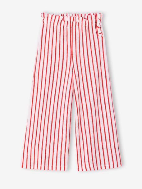 Legging large rayé en maille rayé bleu+rayé rouge 10 - vertbaudet enfant 