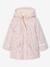 Ciré fille à capuche doublé sherpa anthracite+indigo+multicolore+rose pâle 11 - vertbaudet enfant 
