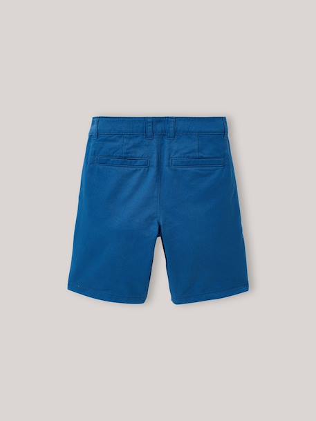 Bermuda chino garçon Army+Bleu froid+Indigo+Menthe+Outremer 13 - vertbaudet enfant 