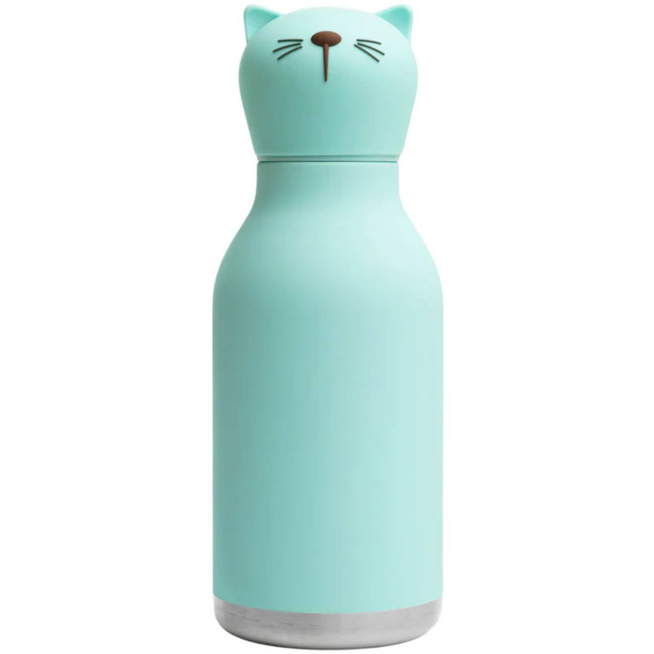 Gourde Isotherme Bestie Chat (460 Ml) Bleu, Marron
