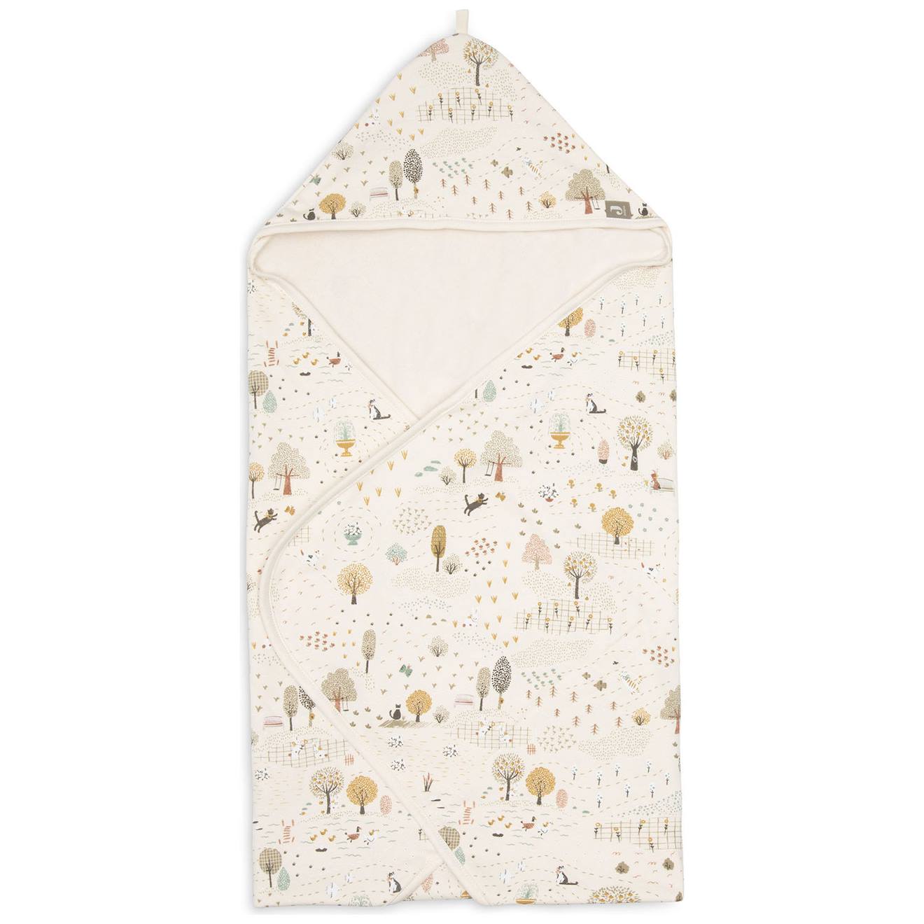 Cape De Bain Tiny Park (75 X 75 Cm) Ecru, Vert, Jaune