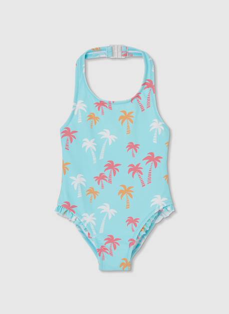 Maillot de bain fille imprimé palmiers  - vertbaudet enfant
