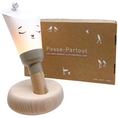 Linge de maison et décoration-Coffret lampe nomade 5 en 1 pléiades - taupe cendré