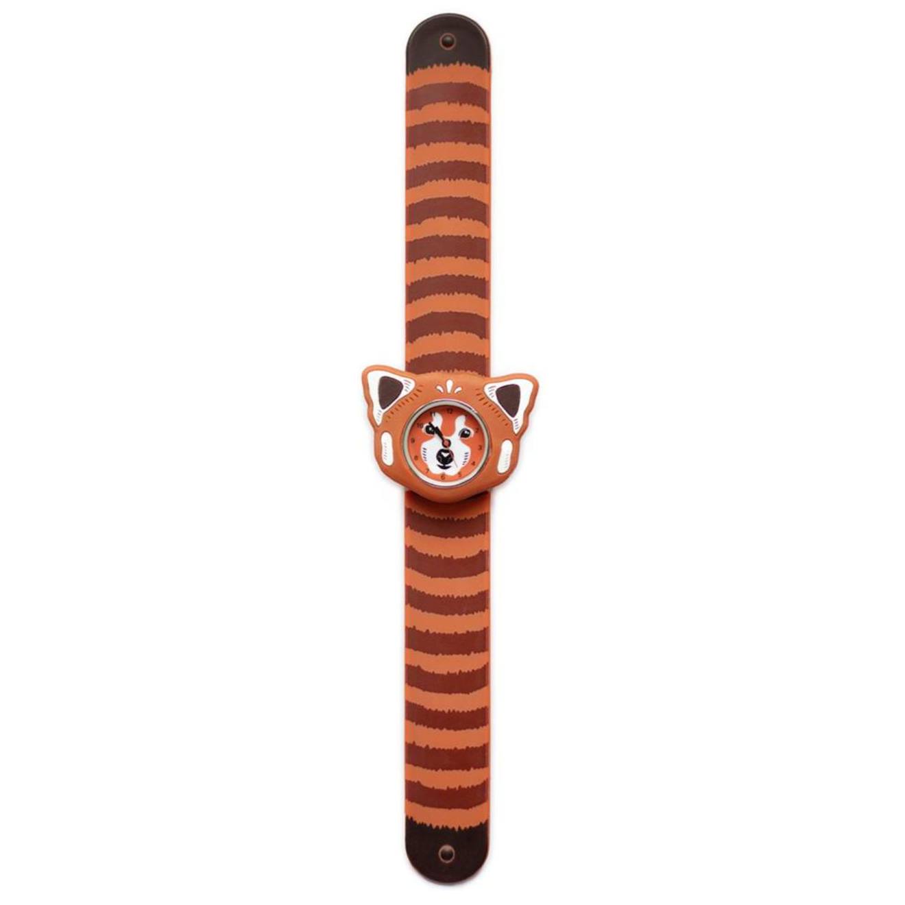 Montre Slap Panda Roux Orange Marron 19$