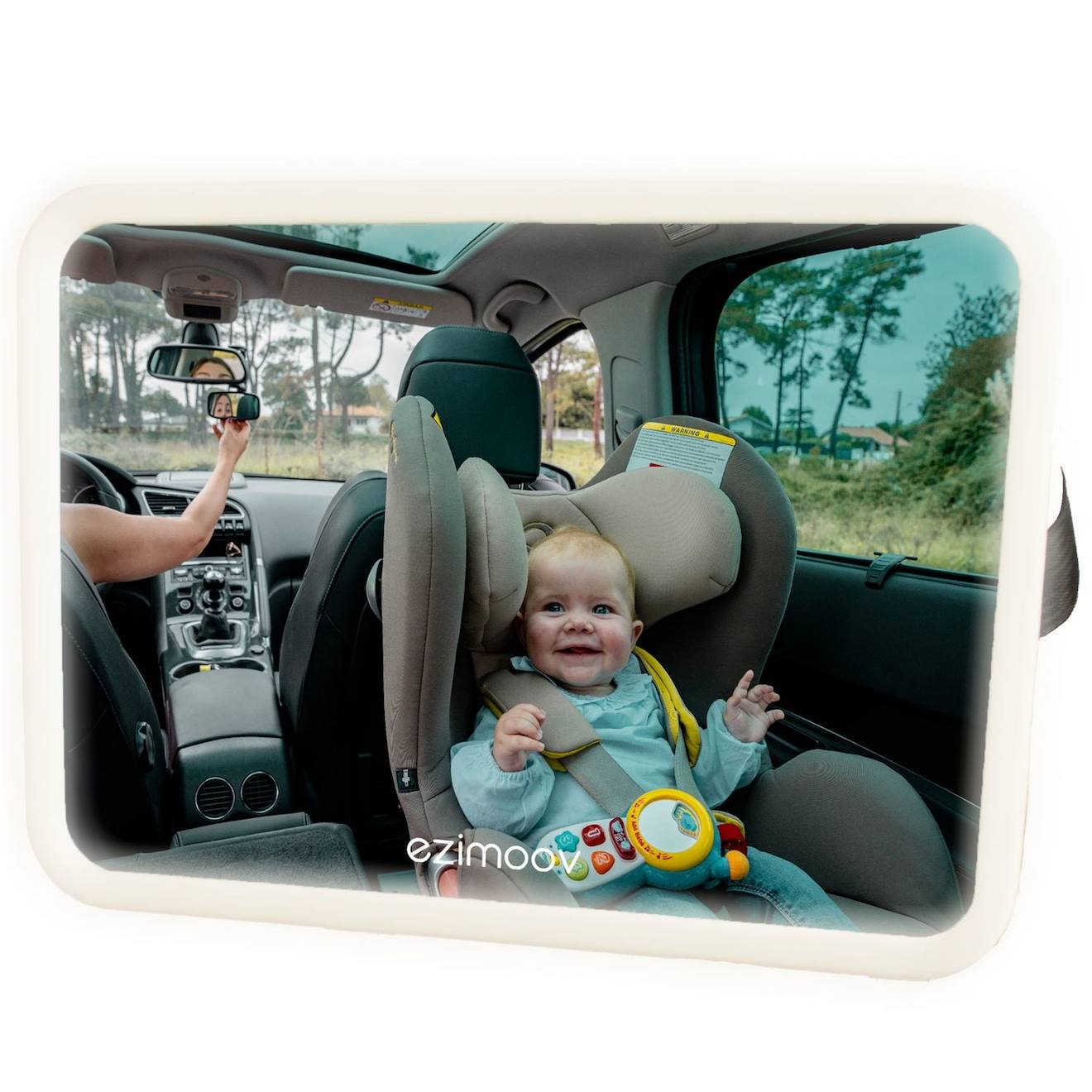 Miroir De Voiture Avec Led Noir (Ezimoov) - Couverture