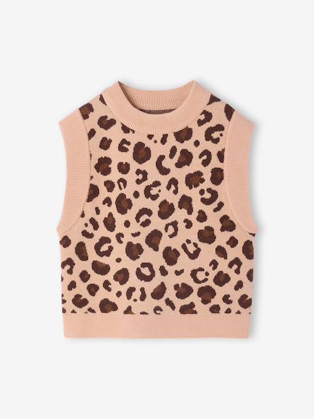 Pull sans manche fille  - vertbaudet enfant