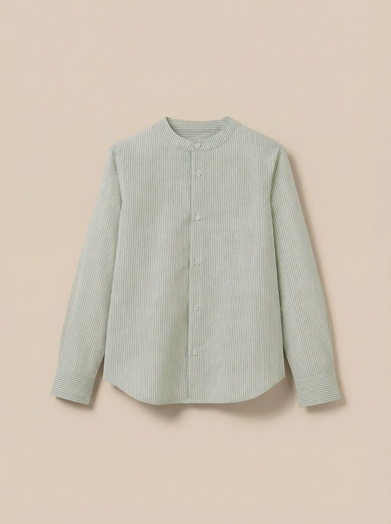 Chemise Lin Et Coton Collection Ftes Et Mariages Rayure Celadon 24 €