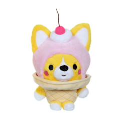 Jouet-Premier âge-Peluches-Peluche - peluche little corgi cuties 20 cm :  chien corgi - glace