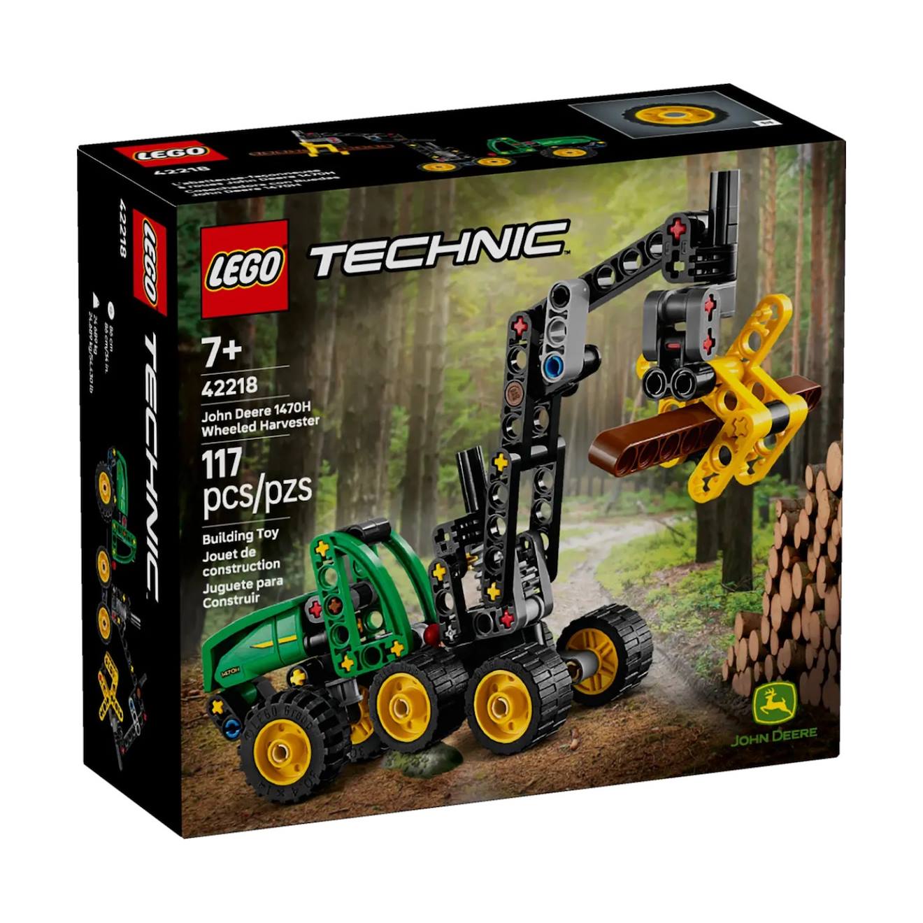 Technic L'abatteuse John Deere 1470h 42218 Multicolore