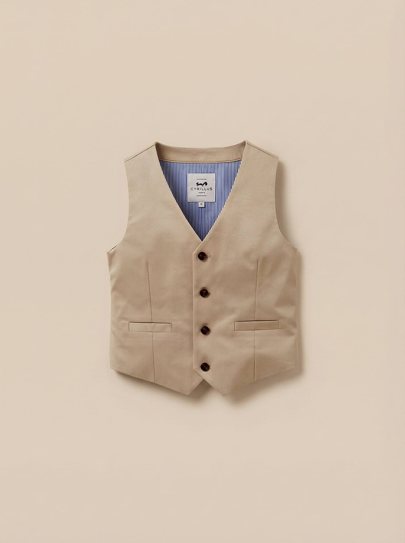 Gilet De Costume Garon Collection Ftes Et Mariages Beige 31$