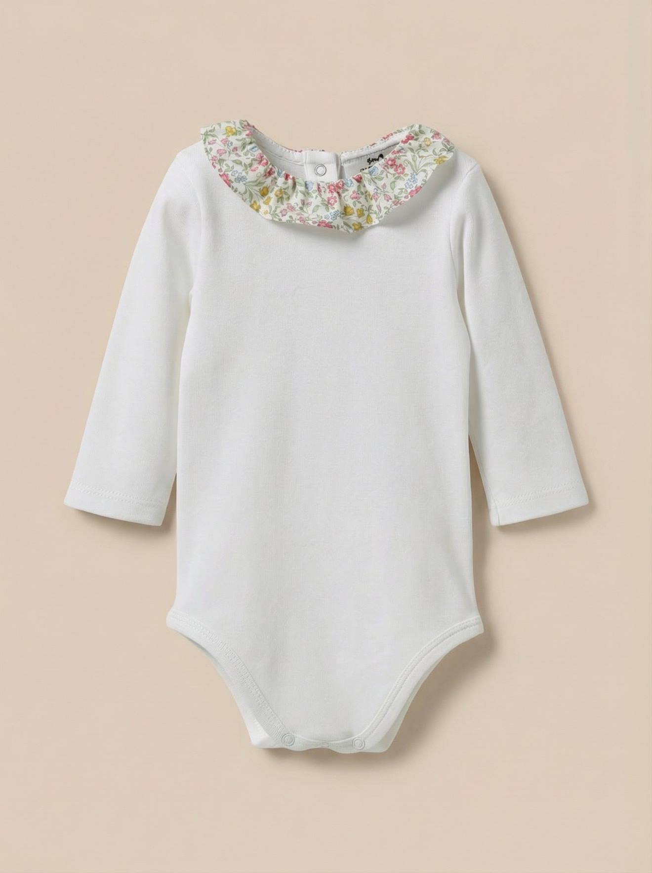 Body Col En Tissu Liberty Bb - Coton Biologique Blanc Doux 14 €