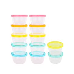 Puériculture-Repas-Lot de 12 pots de conservation badabowls