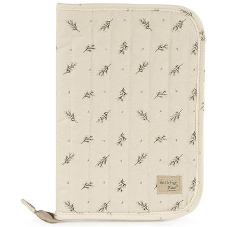 Walking Mum - Protège Carnet De Santé Mimosa Vert Ecru, Vert