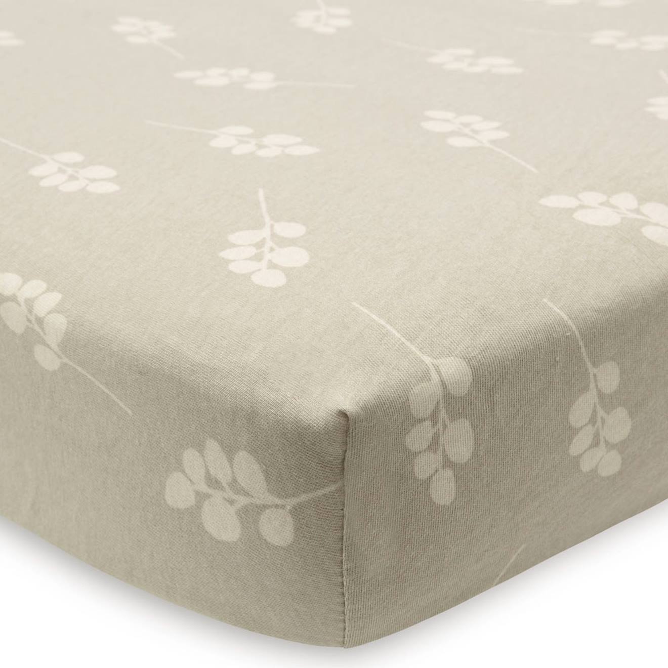 Drap Housse Vert, Écru (Jollein) - Image 3