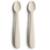 Lot de 2 cuillères silicone Beige, vert+Bleu+Ecru+Jonquille+Stone/cloudy mauve 10 - vertbaudet enfant 