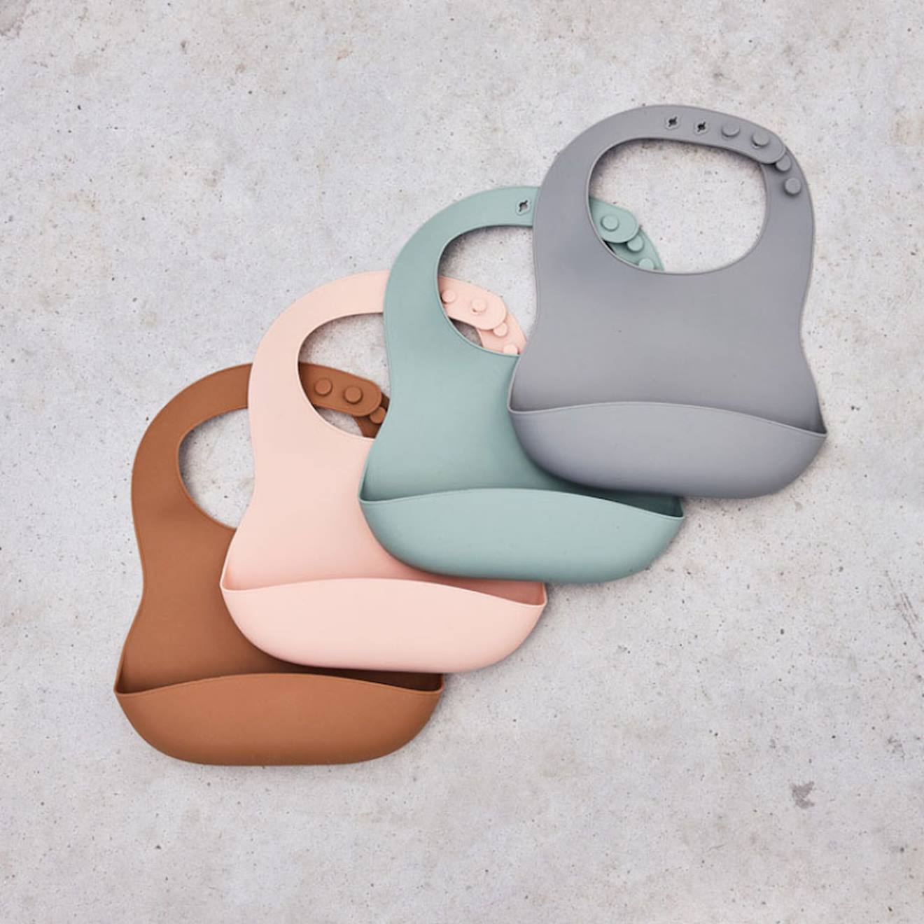 Bavoir Bébé Récupérateur En Silicone Vert (Jollein) - Image 2