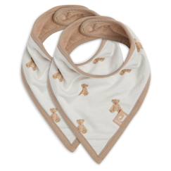 Puériculture-Repas-Lots de 2 bavoirs bandana en coton