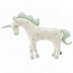 Jouet-Premier âge-Peluches-Peluche licorne en coton tricoté
