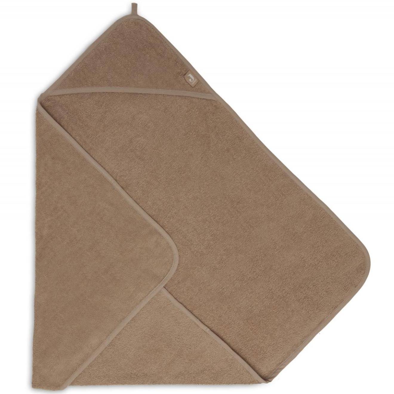Cape De Bain Éponge En Coton 75x75cm Marron Clair (Jollein) - Image 1