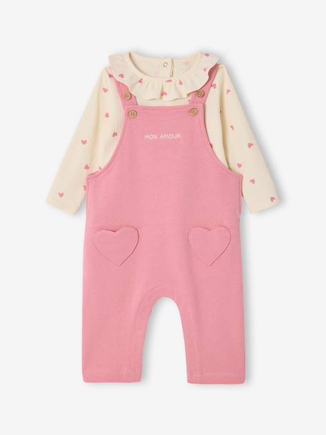 Bébé-Ensemble-Ensemble salopette bébé fille