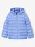 Doudoune garçon légère à capuche bleu moyen+marine+noir+noisette+noix de pécan+olive+rouge+vert émeraude 1 - vertbaudet enfant 