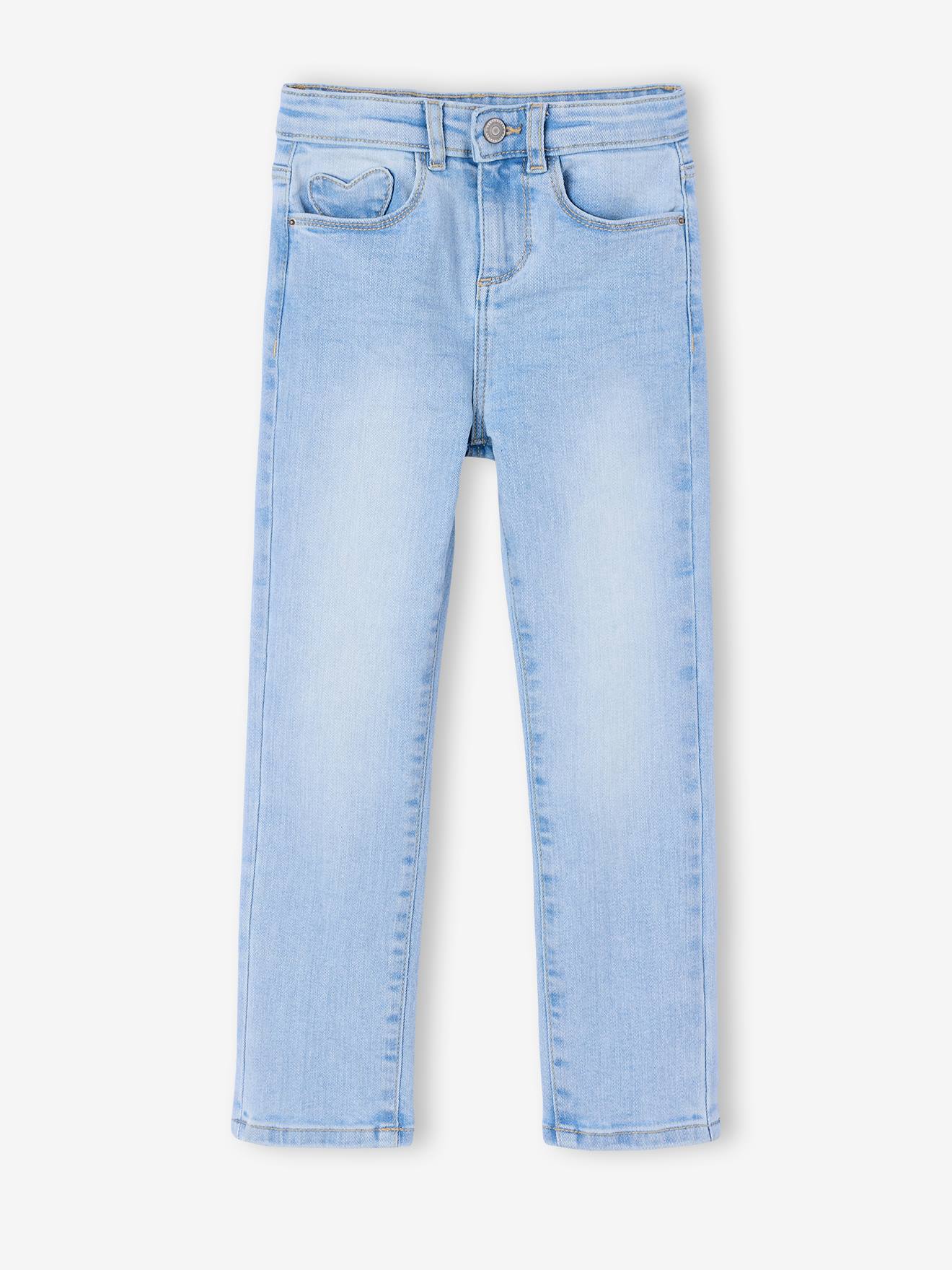 Jean fille slim morphologik tour de hanches fin bleached 12 €