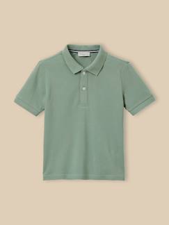 Polo garçon en coton bio  - vertbaudet enfant