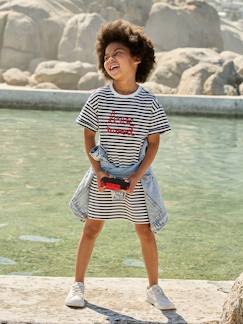 Robe fille en molleton léger motif   - vertbaudet enfant
