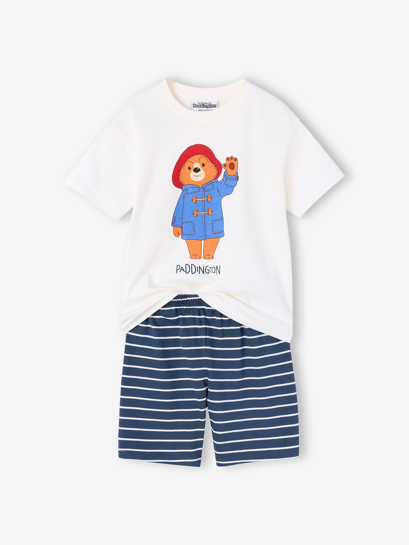 Pyjashort rayé Paddington rayé marine