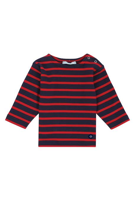 Marinière col bateau en coton loctudy bébé Blanc/braise+Blanc/etoile+Blanc/navire+Lupin/scotch+Marine deep/winterblue+Navire/blanc+Navire/braise+Navire/nature+Nine iron/gris chiné clair 16 - vertbaudet enfant 