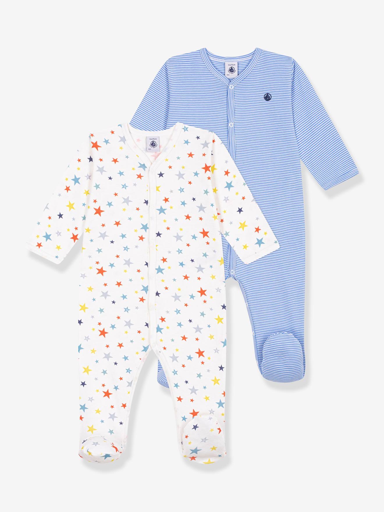 Lot 2 pyjamas bb en coton blanc 39 €