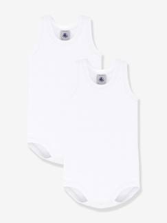 Lot de 2 bodies sans manches Petit Bateau  - vertbaudet enfant