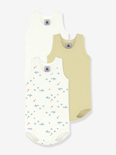 Bébé-Lot de 3 bodies sans manches bébé