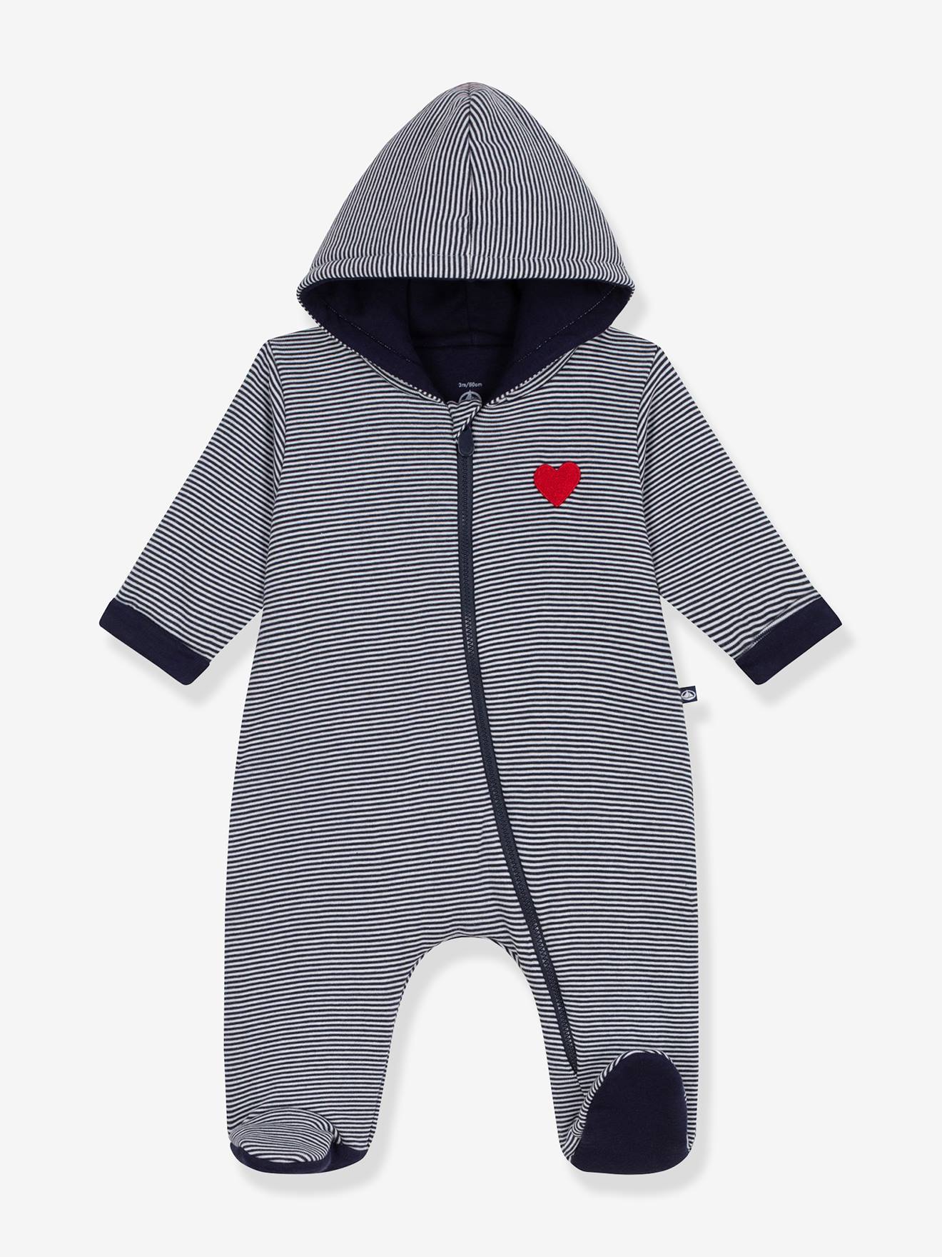 Combinaison bb capuche Peti Bateau marine 56 €