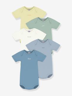 Lot 5 bodies coton Petit Bateau  - vertbaudet enfant
