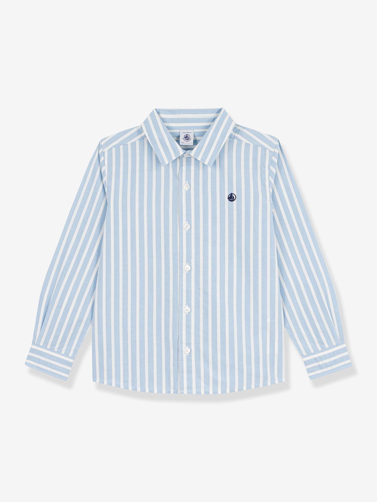 Chemise enfant Petit Bateau bleu ciel