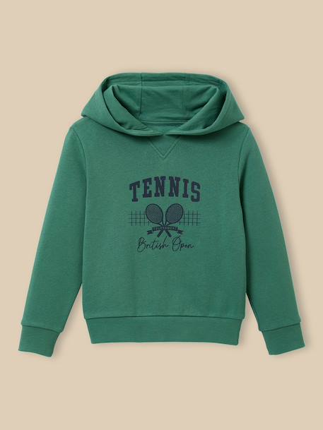Sweat à capuche garçon - coton biologique  - vertbaudet enfant