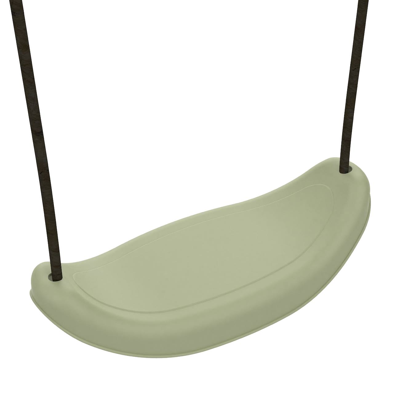 Balançoire en bois 2,30 m Topwood LUMI VERT - 4 enfants