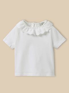 -T-shirt col raffiné - coton biologique bébé