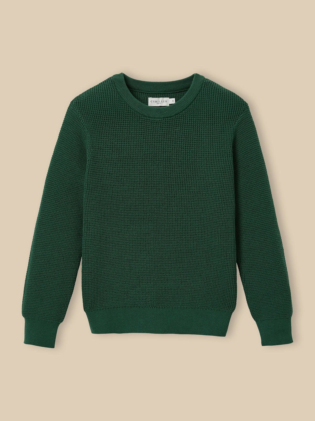 Pull Point Fantaisie Garon Vert 17 €