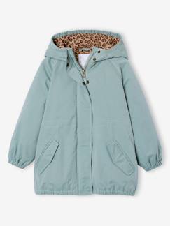 Parka longue fille capuche  - vertbaudet enfant