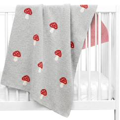 Puériculture-Chancelières, plaid-Plaid-Couverture en coton bio gots