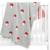 Couverture en coton bio gots Écru, dino+Écru, hippo+Écru, motifs bleu+Gris, champi+Gris, chatons+Gris, flammant rose+Gris, licorne+Multicolore, toucan+Rose, chat 19 - vertbaudet enfant 