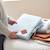 Protège carnet de santé en gaze de coton jeanne Beige+Blanc+Blanc à pois or+Bleu+Camel+Écru+Gris clair+Terracotta+Vert de gris+Vieux rose 16 - vertbaudet enfant 