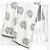 Couverture en coton bio gots Écru, dino+Écru, hippo+Écru, motifs bleu+Gris, champi+Gris, chatons+Gris, flammant rose+Gris, licorne+Multicolore, toucan+Rose, chat 7 - vertbaudet enfant 